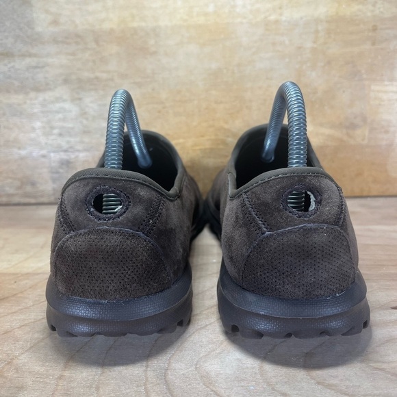 Skechers GOWalk SUEDE Womens Size 9 Slip On Loafers Shoes Chocolate Brown 13766 - Picture 4 of 8